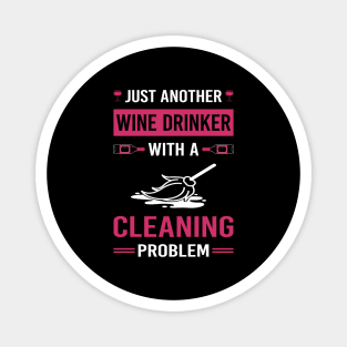 Wine Drinker Cleaning Magnet